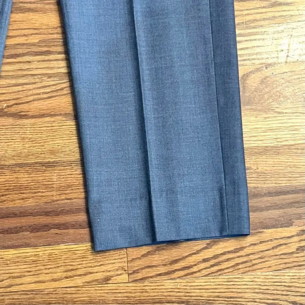Zanella TODD Flat Front Dress Pants. Size 34. Gray.